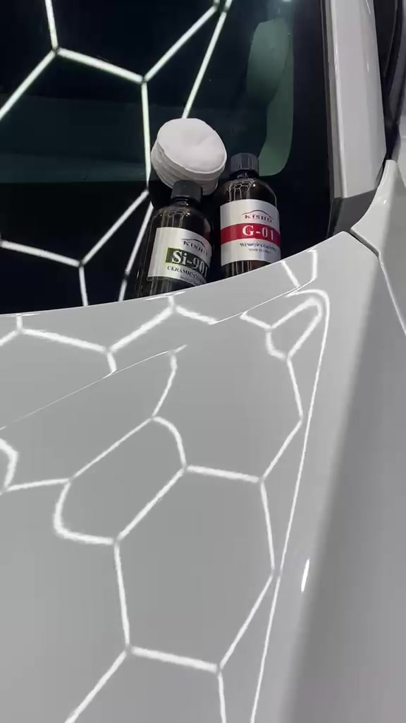 Genuine KISHO ceramic coating bottles used by ModMasters